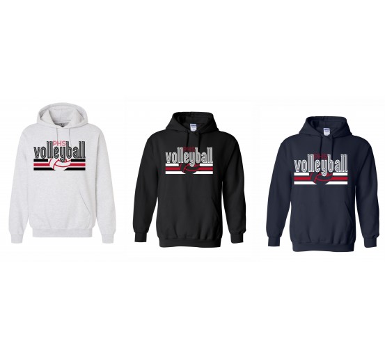PHS Girls Volleyball Hooded Sweatshirt